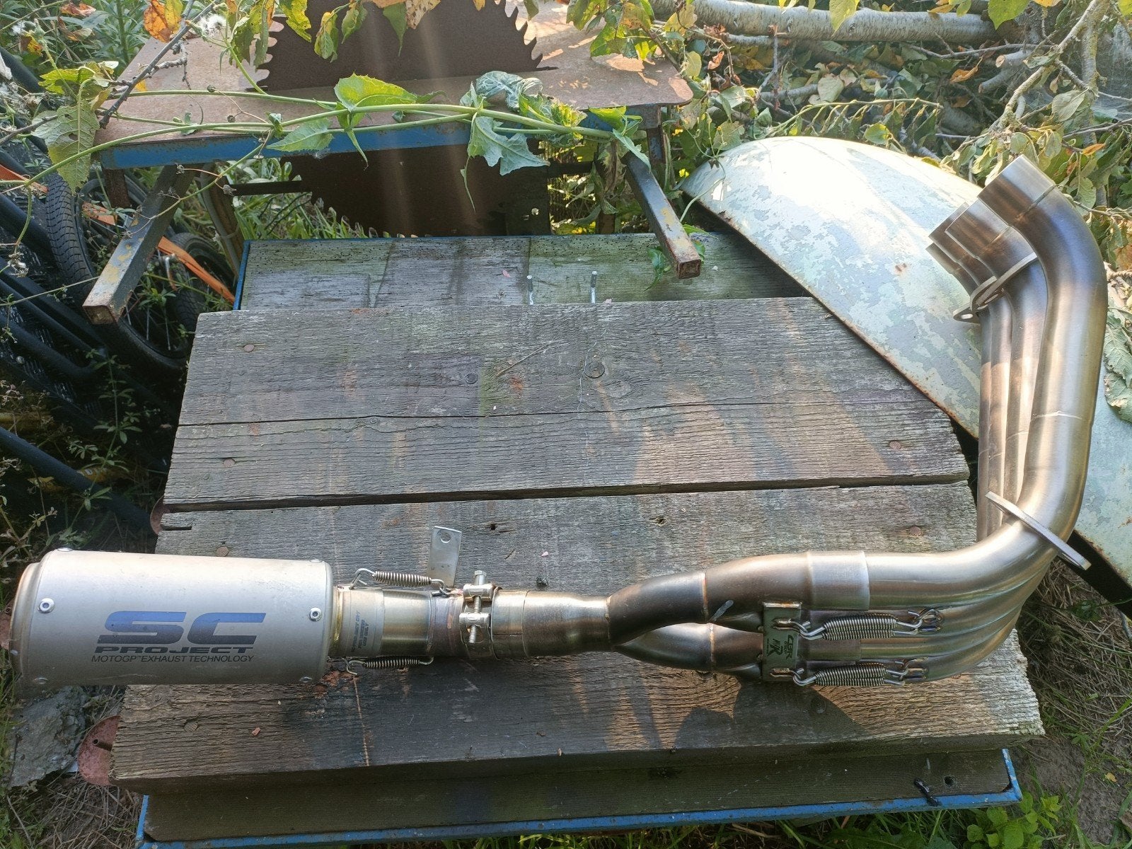 Cbr 650f uitlaat, Motoren, Onderdelen | Honda, Ophalen