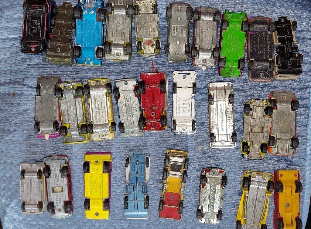 Groot lot vintage autootjes - Matchbox, Corgi, Efsi, Hobby en Vrije tijd, Ophalen of Verzenden, Gebruikt, Auto