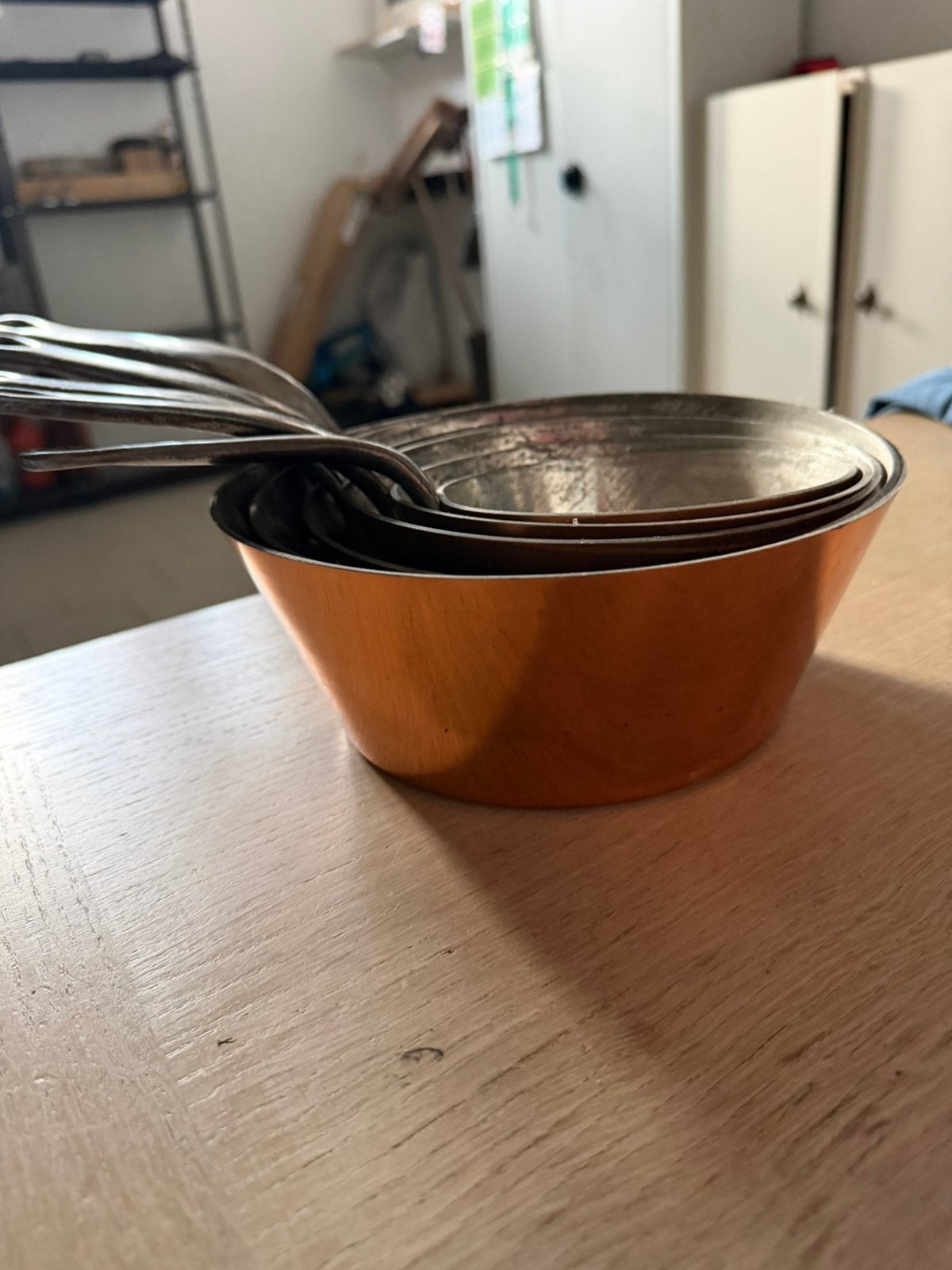 Koperen sauspannen, Enlèvement, Comme neuf
