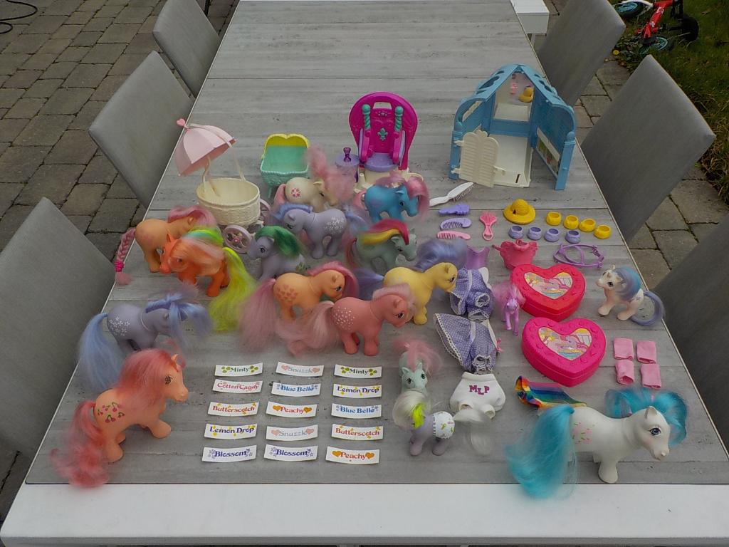grande collection vintage Mon Petit Poney Hasbro G1, Enlèvement ou Envoi, Utilisé