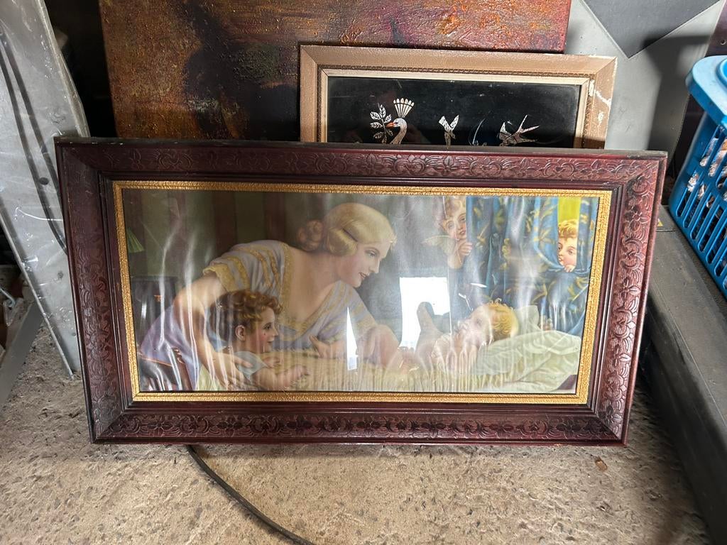 La mere et l’enfant tableau, Enlèvement