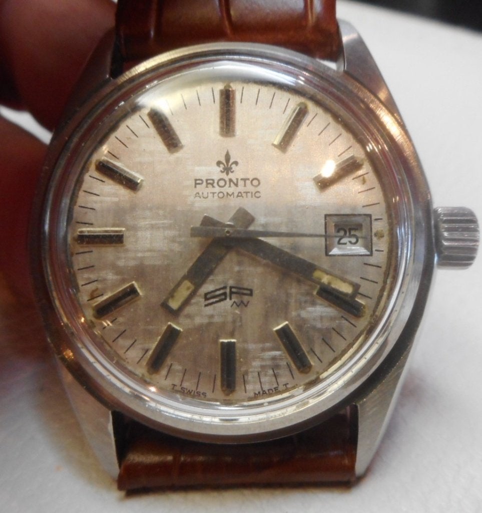 18) Pronto automatique vintage, Handtassen en Accessoires, Edelstenen, Gebruikt, Verzenden