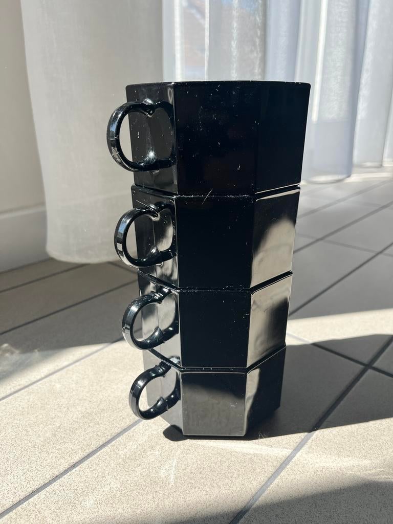 Original arcoroc design bowls 4x, Keramiek, Ophalen of Verzenden, Zo goed als nieuw, Kom(men)