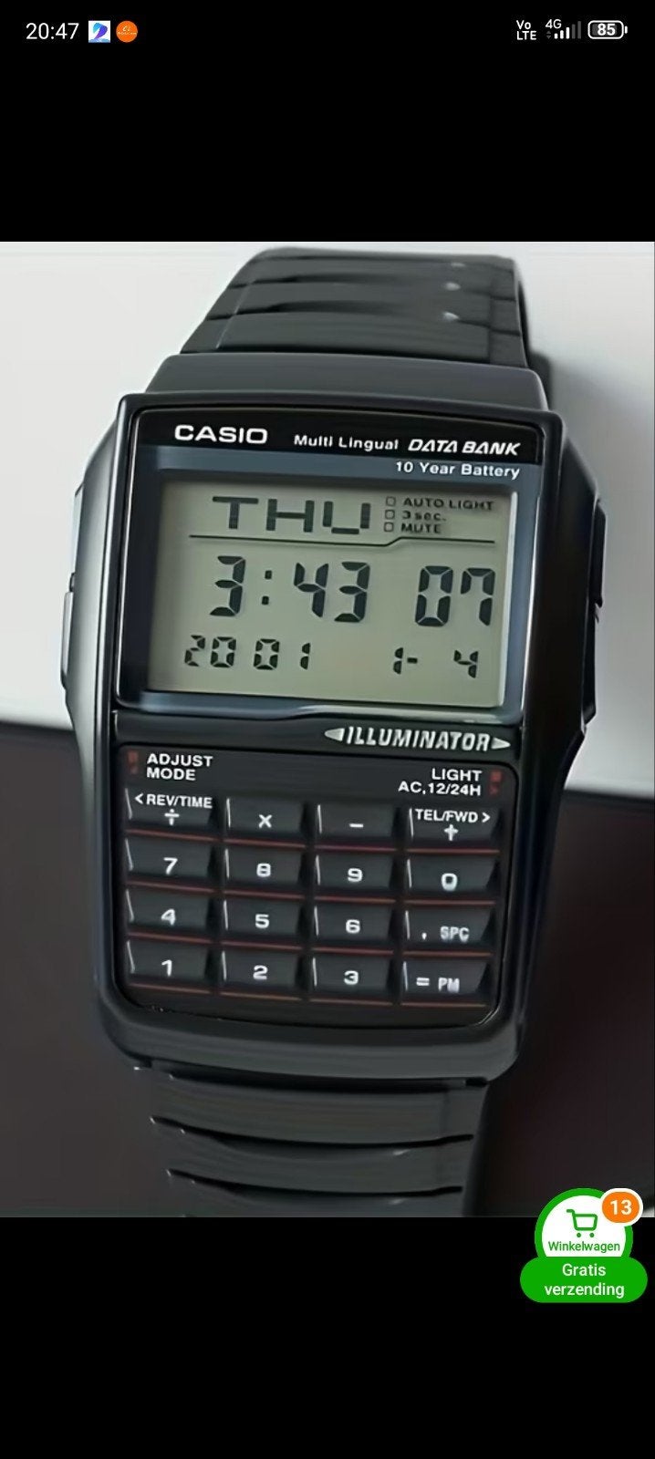 Casio. Dbc-32-1.  Square       New, Ophalen of Verzenden