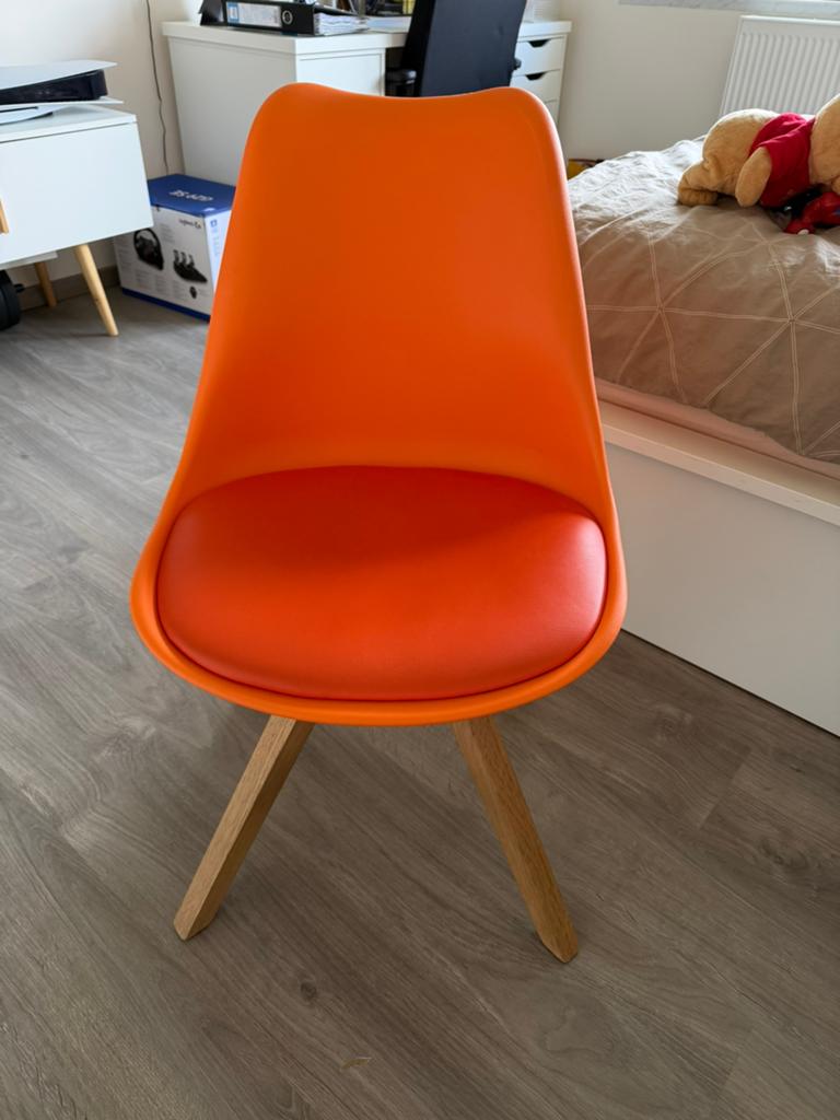 Chaise de bureau pour enfant, Chaise de bureau de gaming, Comme neuf, Enlèvement, Orange