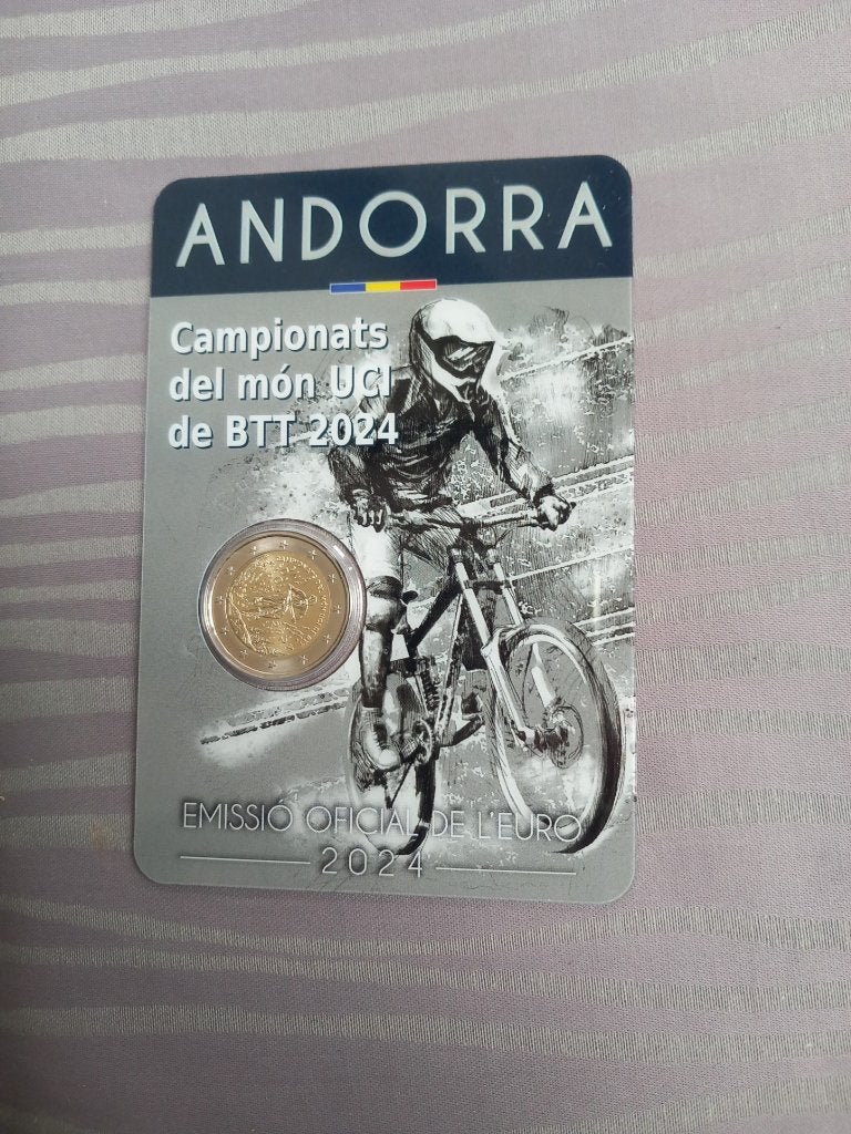2 euro VTT Andorre, Enlèvement ou Envoi, Belgique, 2 euros, Série