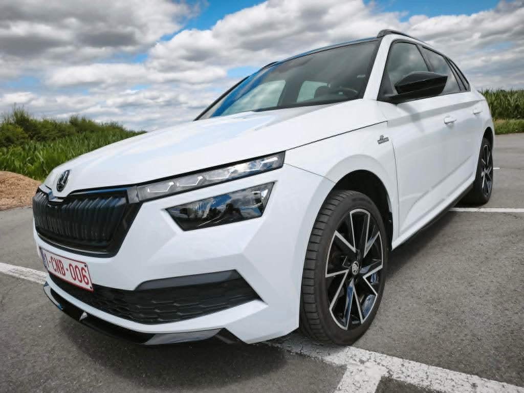 Skoda Kamiq 1.0 benzine Monte Carlo / Automaat, Automaat, Stof, Zwart, Wit