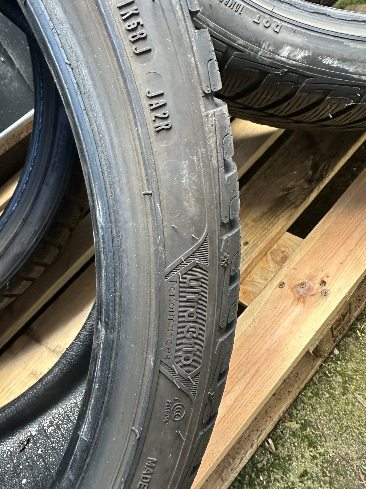 Jantes Tesla Model Y 21" Überturbine + Pneus Hiver Goodyear, Enlèvement, Utilisé