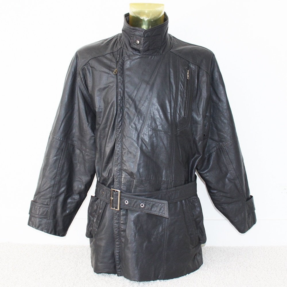 Zacht Leren Creation Davigno Heren Jas (Maat 52) € 80,-, Maat 52/54 (L), Verzenden, Zwart, Creation Davigno