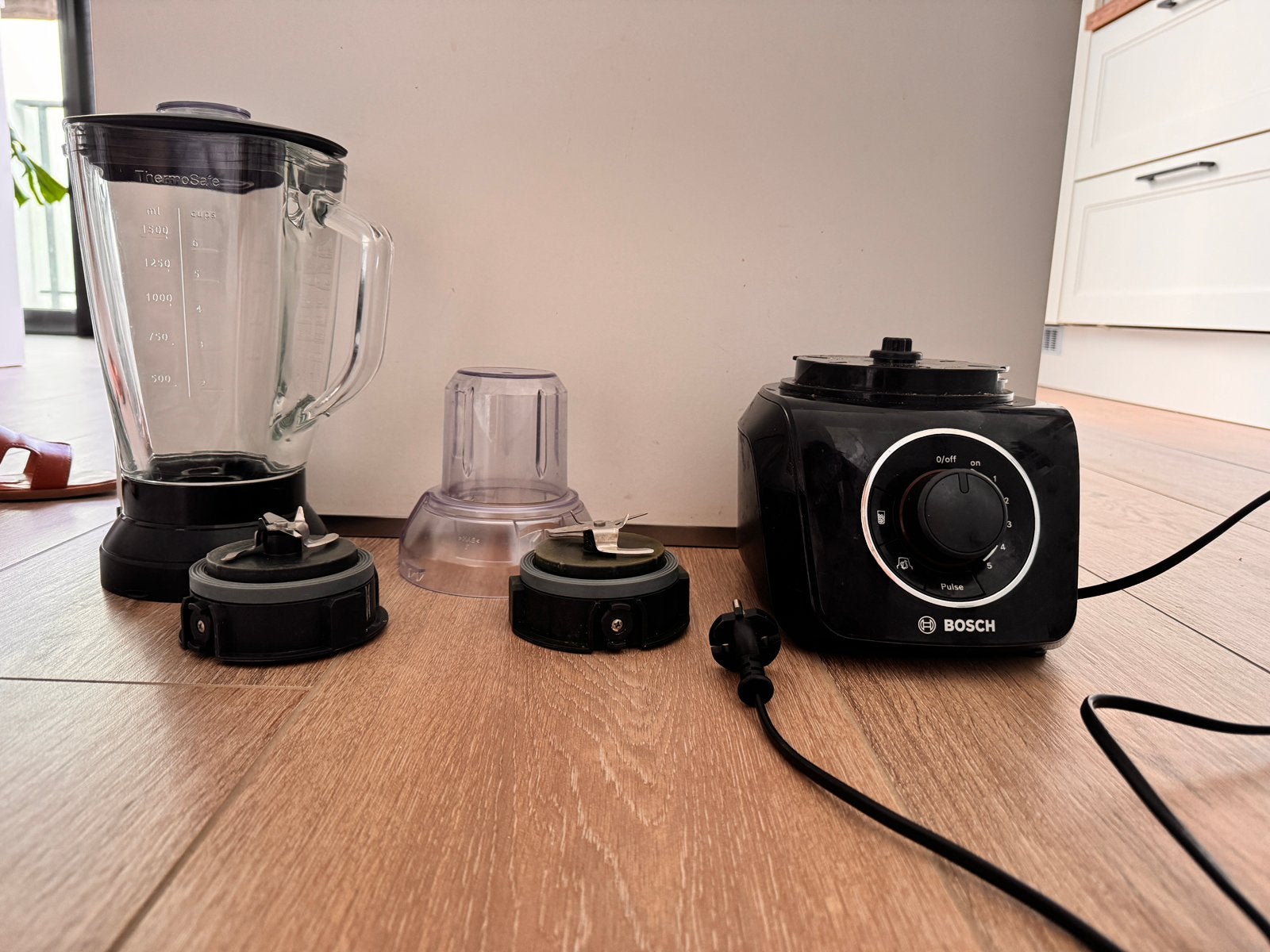 Bosch Silentmixx blender met 2 kommen en 2 messen, Electroménager, Enlèvement, Comme neuf