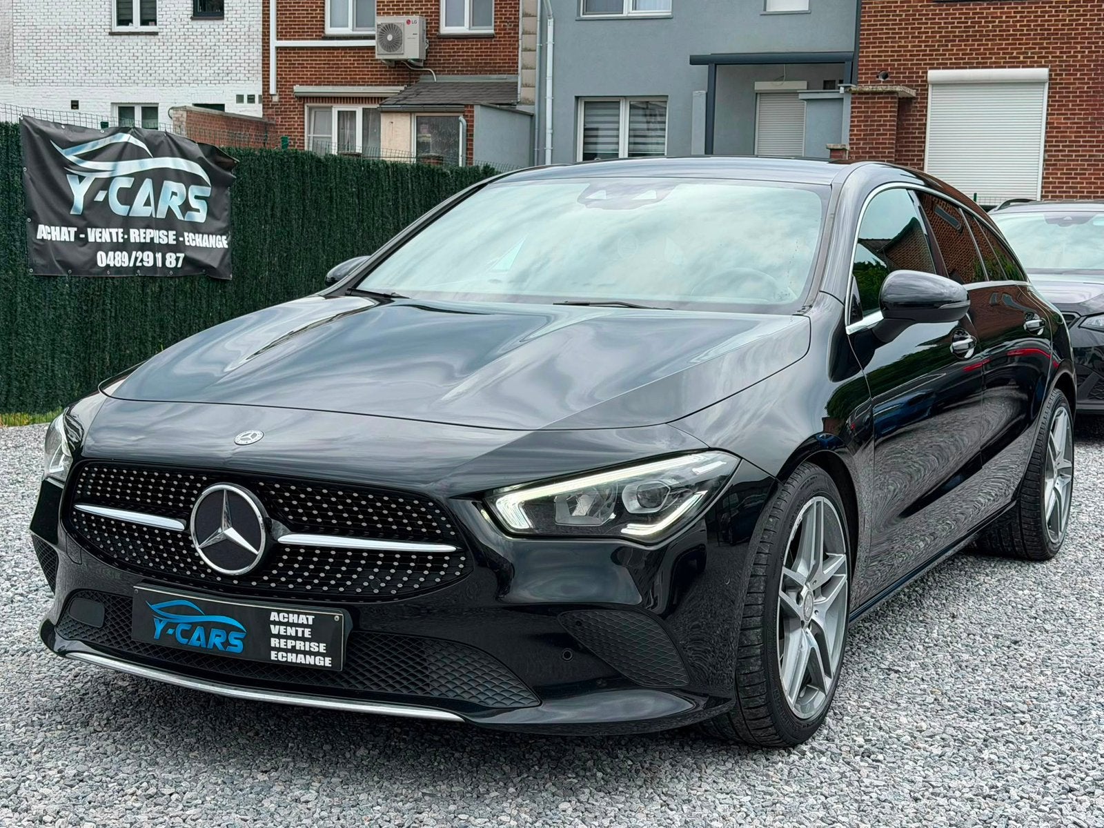 MERCEDES CLA 180D //BOITE AUTO// shooting brake, Auto's, CLA, Zwart, Leder, Bedrijf