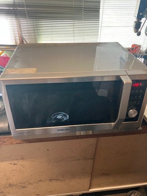 microgolfoven combi, Electroménager, Micro-ondes, Enlèvement, Utilisé, 45 à 60 cm, Four