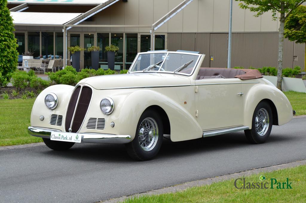 delahaye 135 MS Worblaufen cabriolet (bj 1947), Overige merken, Achterwielaandrijving, Cabriolet, Beige