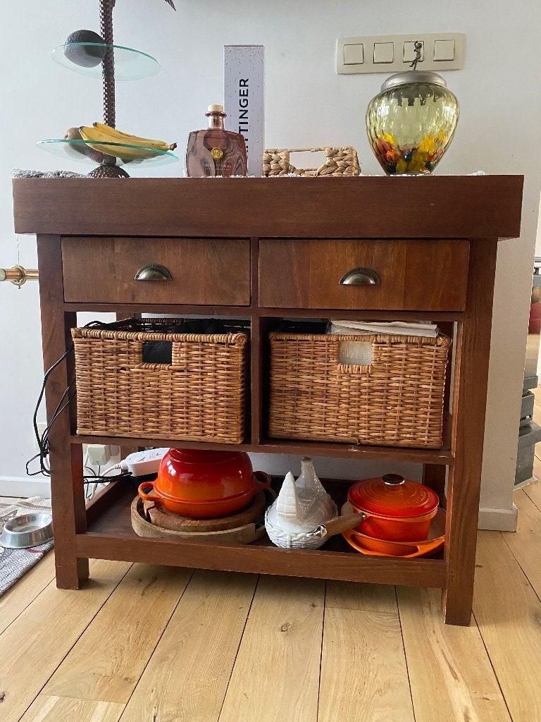Maison du monde billot manguier massif, 25 à 50 cm, Moins de 100 cm, Brun, Enlèvement