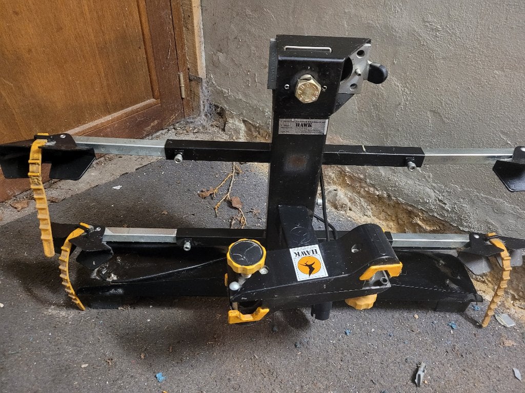 **gereserveerd** GRATIS Fietsdrager HAWK, Ophalen, 2 fietsen, Gebruikt, Trekhaakdrager