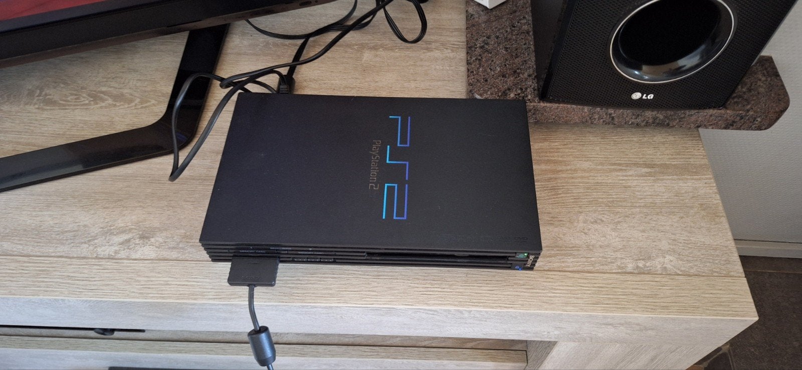 Playstation 2 phat console., Games en Spelcomputers, Spelcomputers | Sony PlayStation 2, Gebruikt, Ophalen of Verzenden, Zonder controller