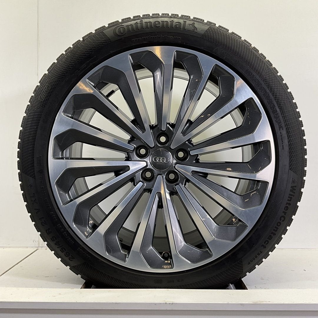 AUDI Q8 ETRON SET VELGEN + WINTERBANDEN 21 INCH, Auto-onderdelen, Banden en Velgen, Gebruikt, -, 265 mm, -