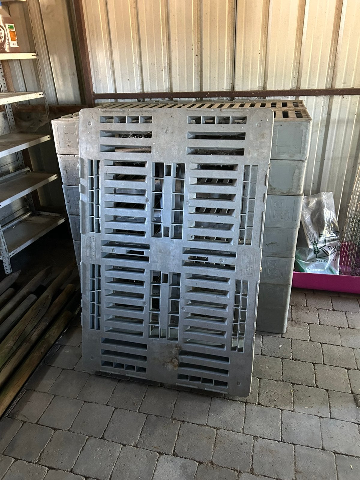 Palettes en plastique, Neuf, Casier, Moins de 35 cm, Enlèvement