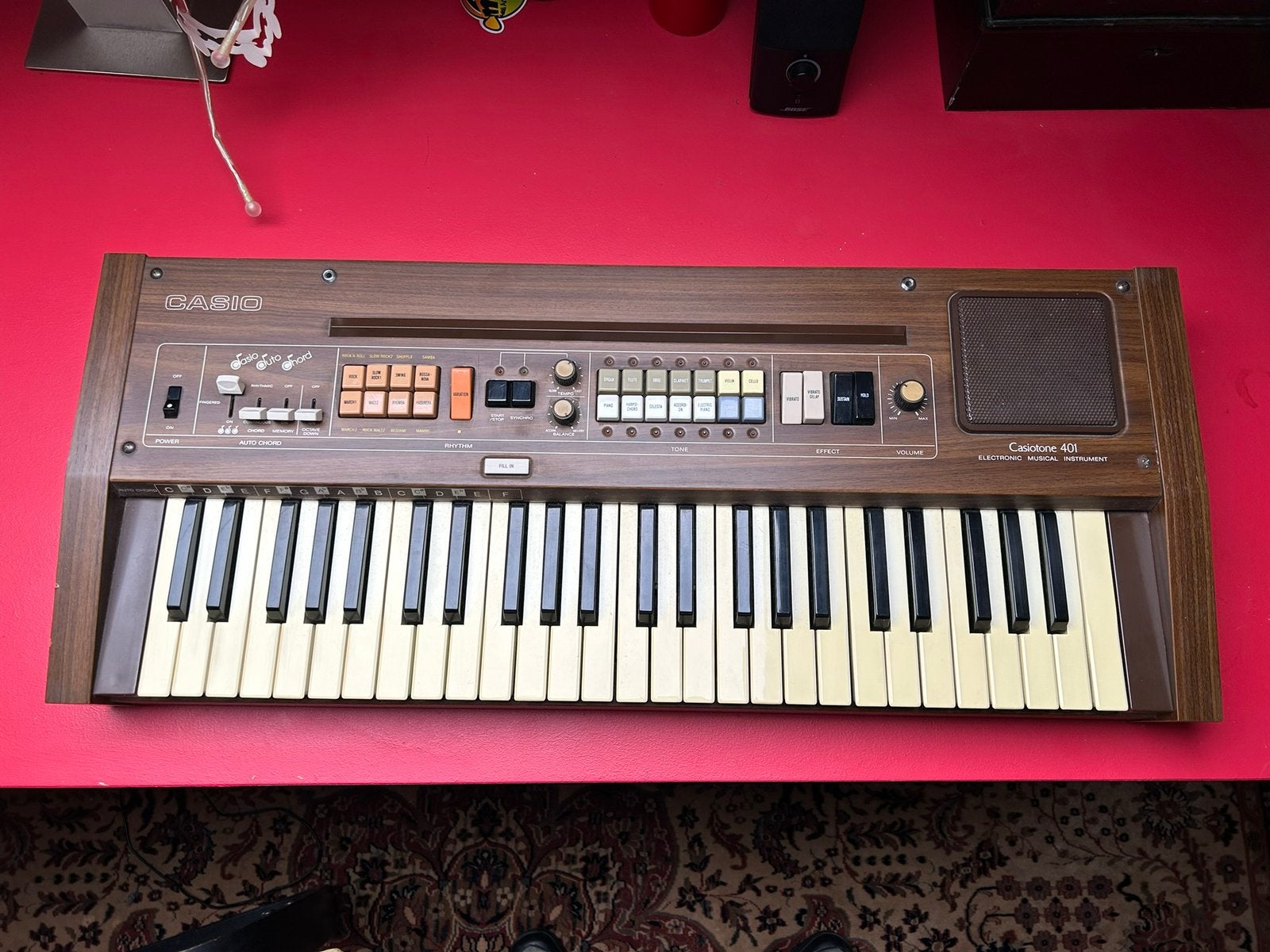 Synthétiseur analogique Vintage Casiotone 401, Musique & Instruments, Enlèvement ou Envoi, Comme neuf