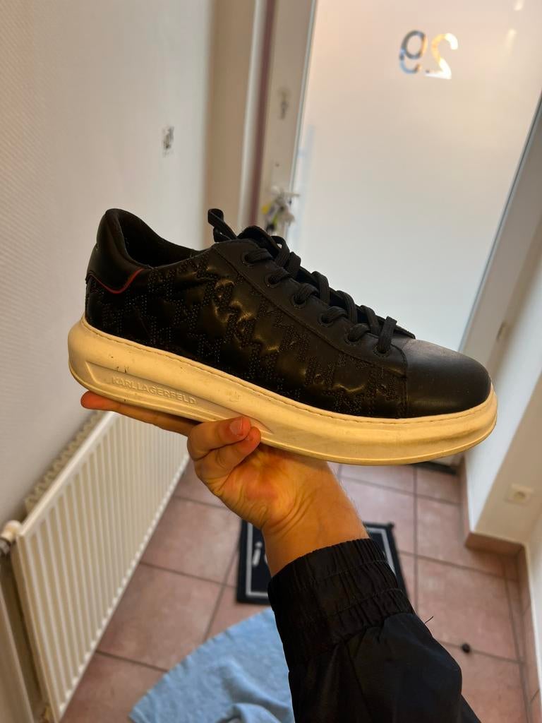 Karl Lagerfeld schoen, Zwart, Ophalen of Verzenden, Zo goed als nieuw, Veterschoenen