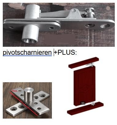 pivot scharnier pivotscharnier taatsdeur scharnier klapdeur, -, -, Nieuw, Ophalen of Verzenden
