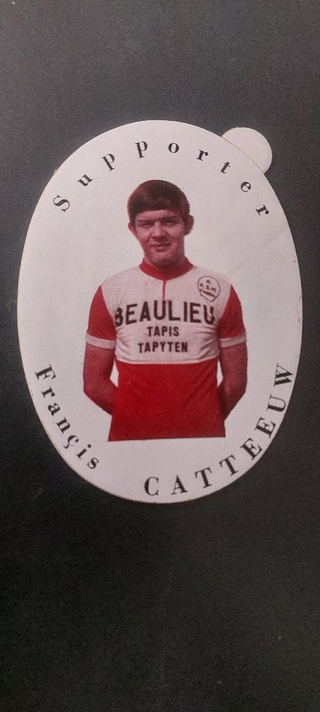 Sticker autocollant Wielrennen Françis Catteeuw, Verzamelen, Verzenden, Gebruikt