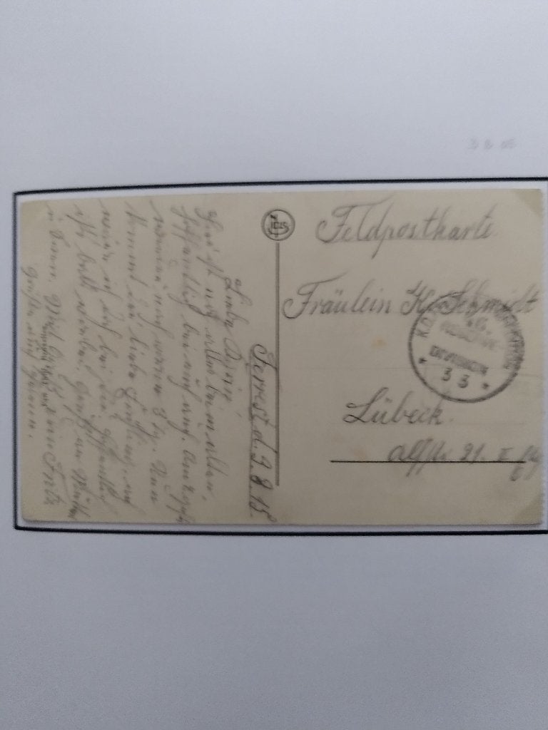Brieven, postkaarten en postcensuur WO I, Ophalen, Voor 1920, Antwerpen