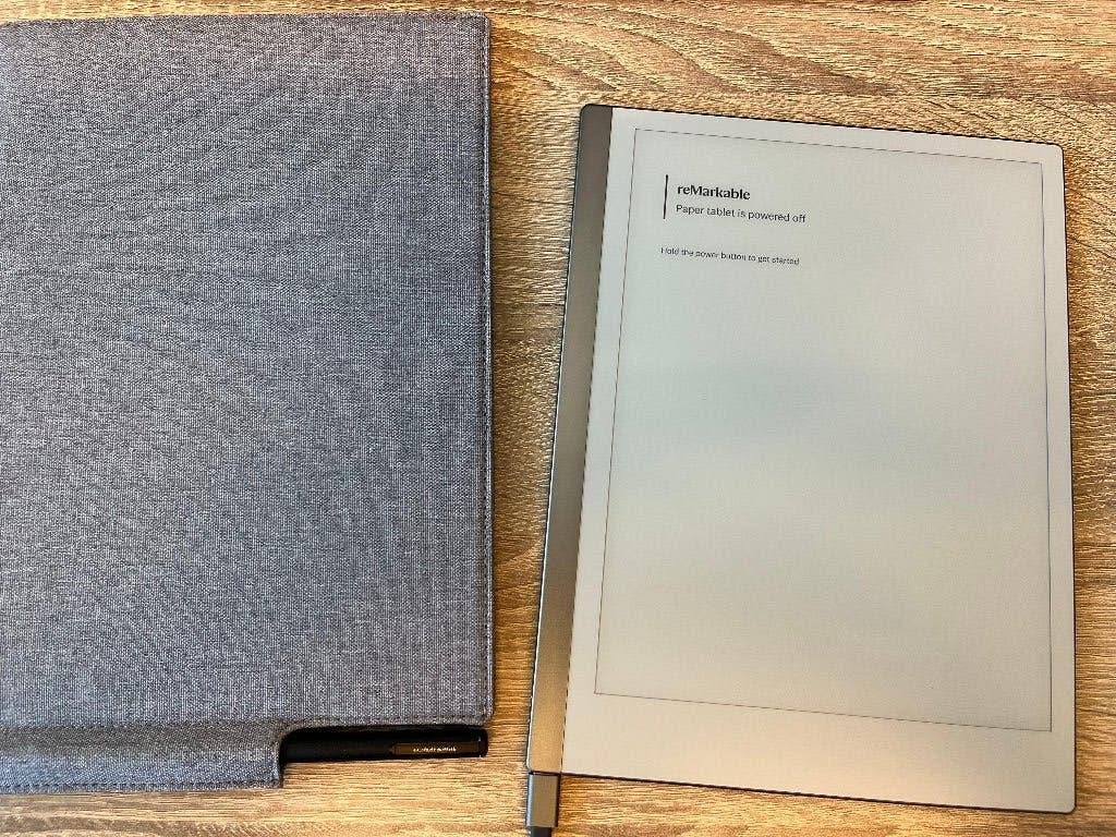 ReMarkable 2 + Marker Plus + Folio — En parfait état, Informatique & Logiciels, Tablettes graphiques, Neuf, Sans fil, Enlèvement ou Envoi