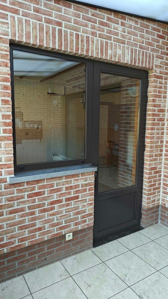 Aluminium raam & deur, Bricolage & Construction, Double vitrage, 160 cm ou plus, Comme neuf, Enlèvement