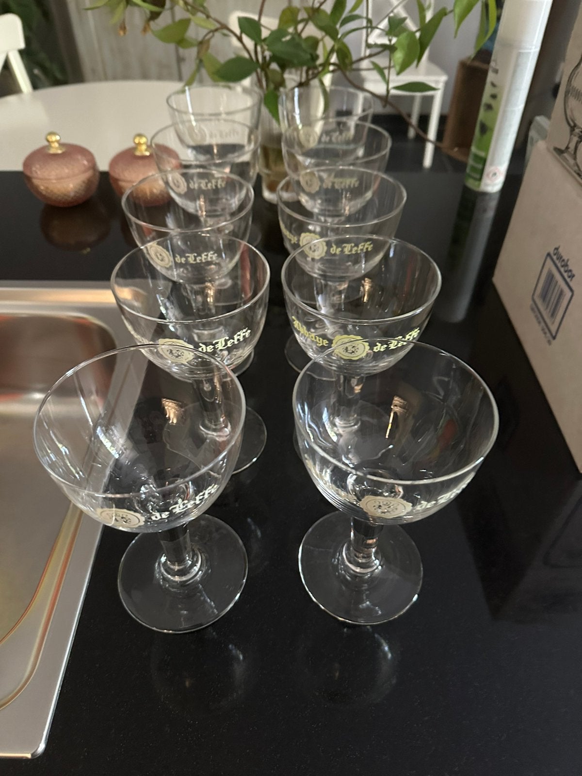 Verres Leffe 10 pièces, Collections, Verres & Petits Verres, Enlèvement, Neuf, Verre à bière
