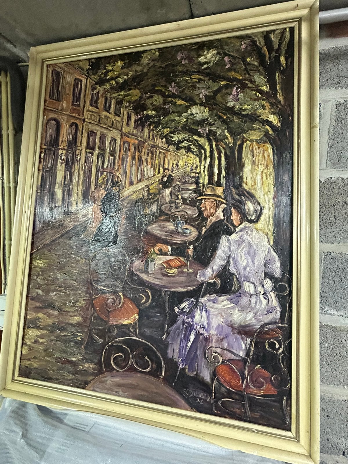 Grand tableau, Antiquités & Art, Enlèvement