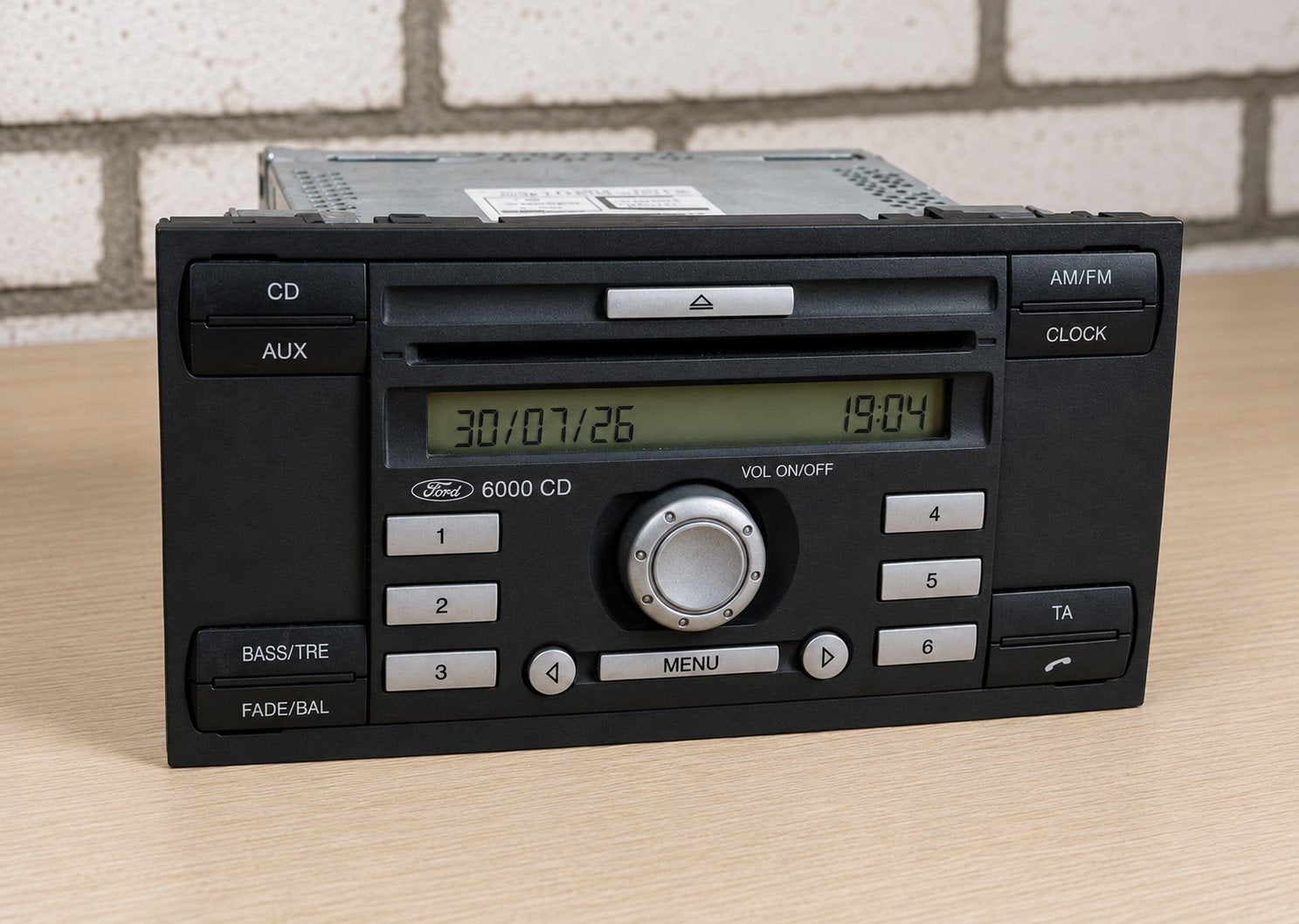 Autoradio OEM Ford Focus Mk2 6000CD | Code original, Enlèvement ou Envoi, Utilisé