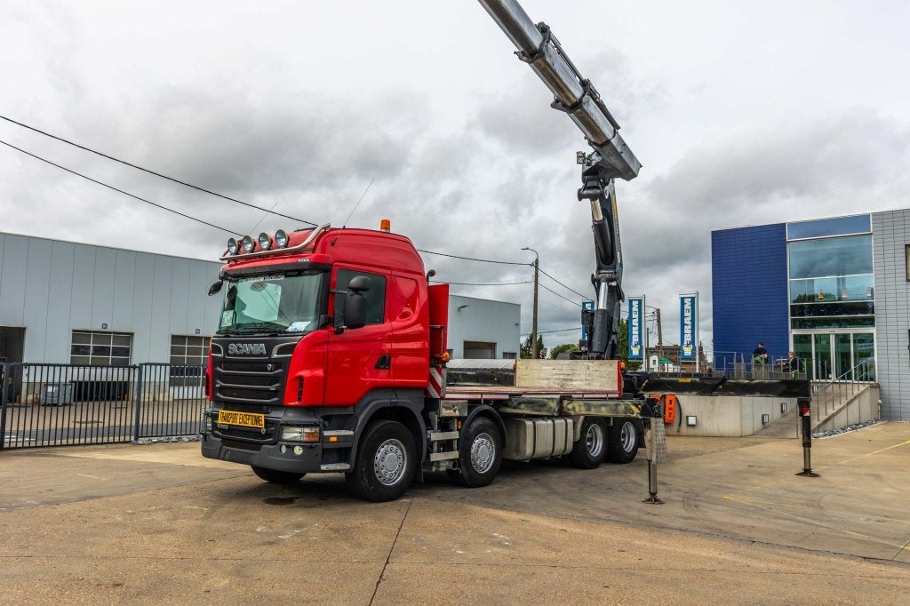 Scania R500 - PALFINGER 74002/5x (bj 2011), Automaat, Euro 5, Achterwielaandrijving, Scania