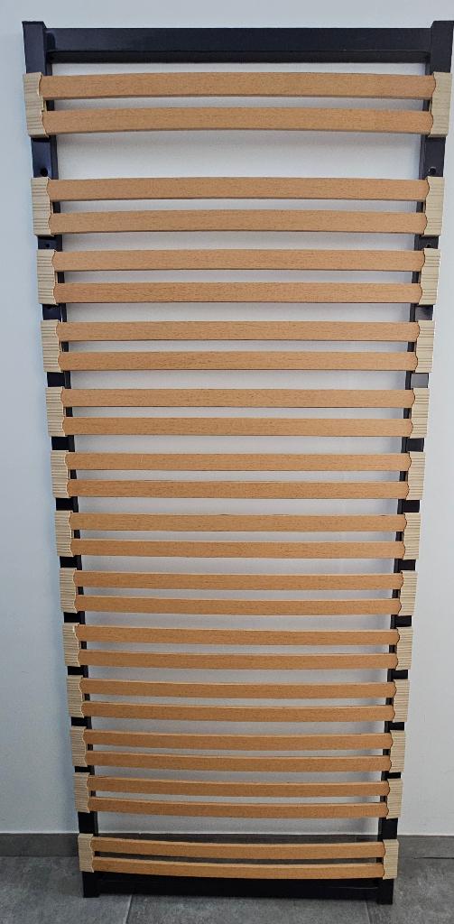 Sommier Fixe à Lattes 80x195 cm, Ophalen, Eenpersoons, Zo goed als nieuw, 80 cm