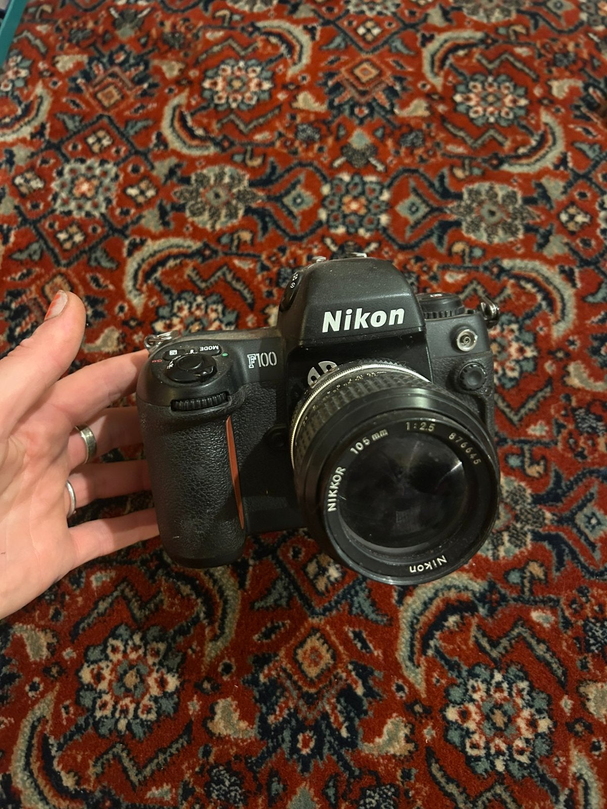 Nikon F100 analoge spiegelreflexcamera – vintage fotografie, TV, Hi-fi & Vidéo, Enlèvement ou Envoi, Utilisé, Nikon
