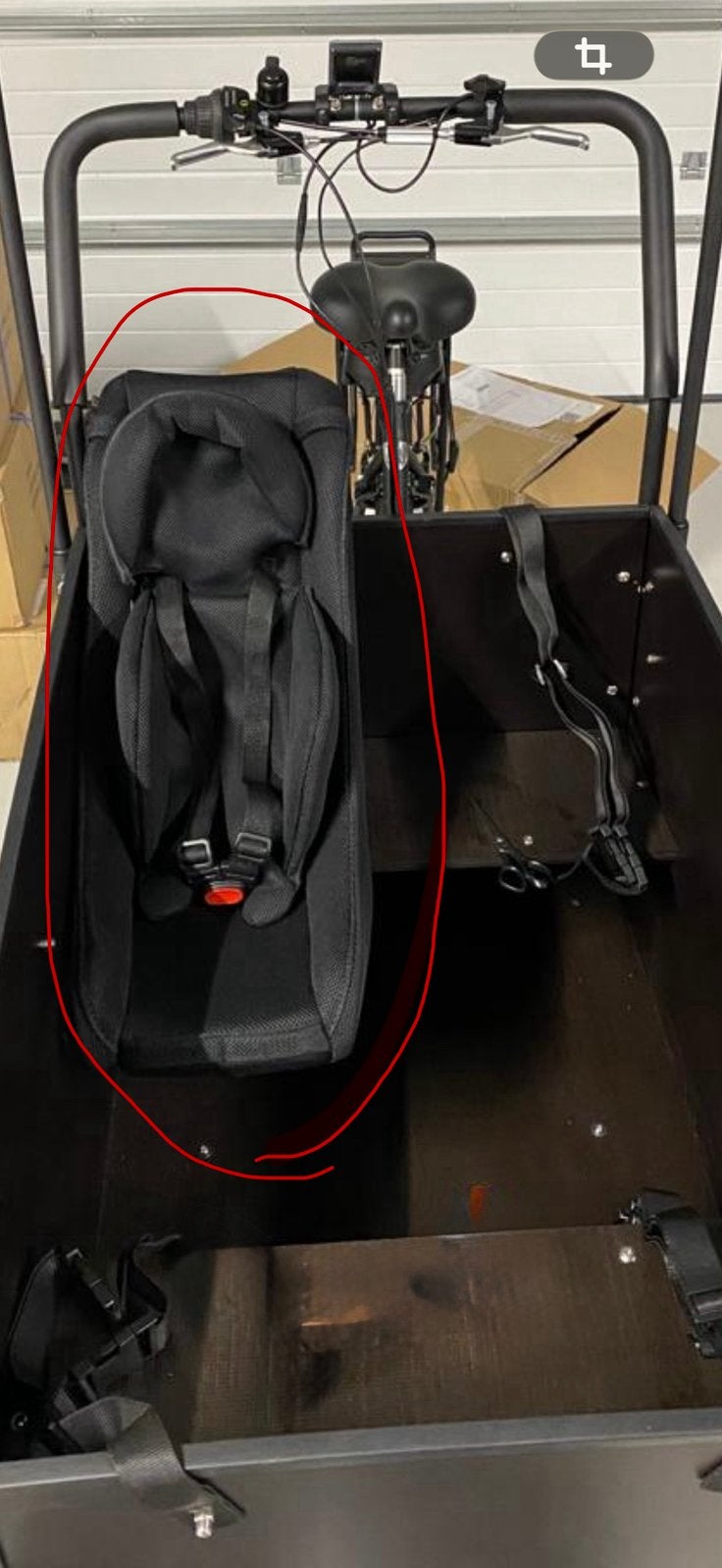 Zitje voor bakfiets Troy, Fietsen en Brommers, Ophalen, Gebruikt