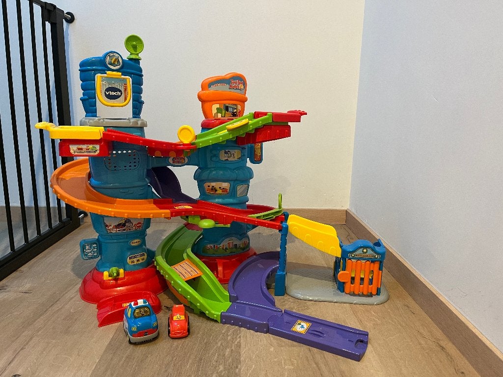 Speelgoed racebaan Vtech politie en boef, Enlèvement, Utilisé, 2 à 4 ans