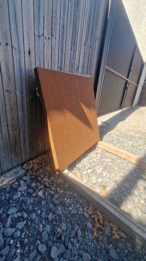 Massieve Cortenstalen Plaat, Tuin en Terras, Ophalen, Nieuw