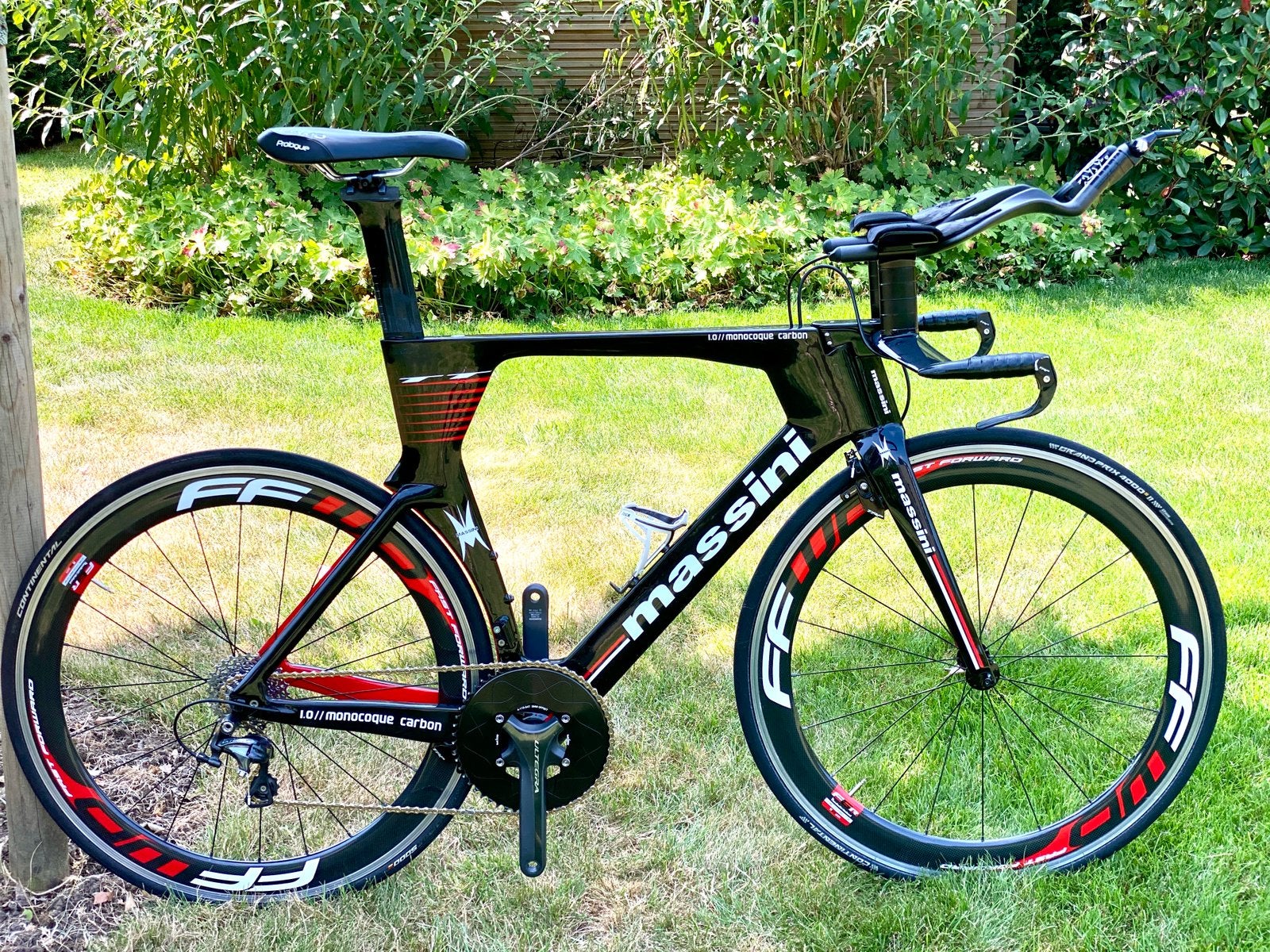 Vélo de contre-la-montre Massini TT Ultegra à 11 vitesses, Autres marques, Frein sur jante, 57 à 61 cm, Enlèvement