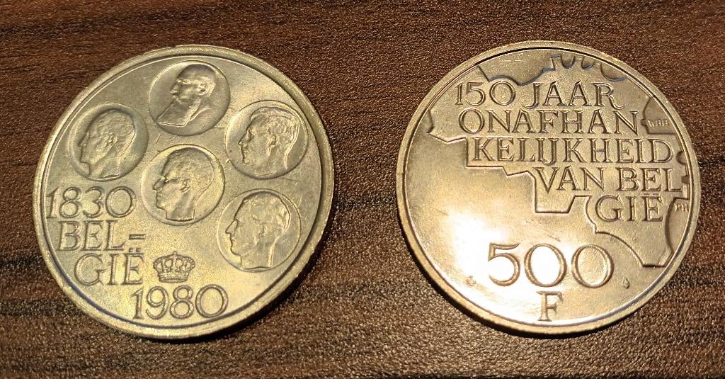 munt 500 bf, Ophalen