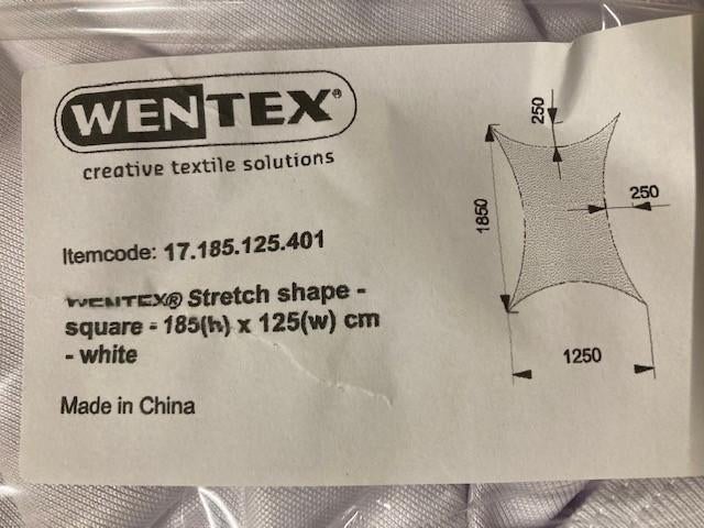 3 x Wentex Stretch Shape Square, Enlèvement, Neuf
