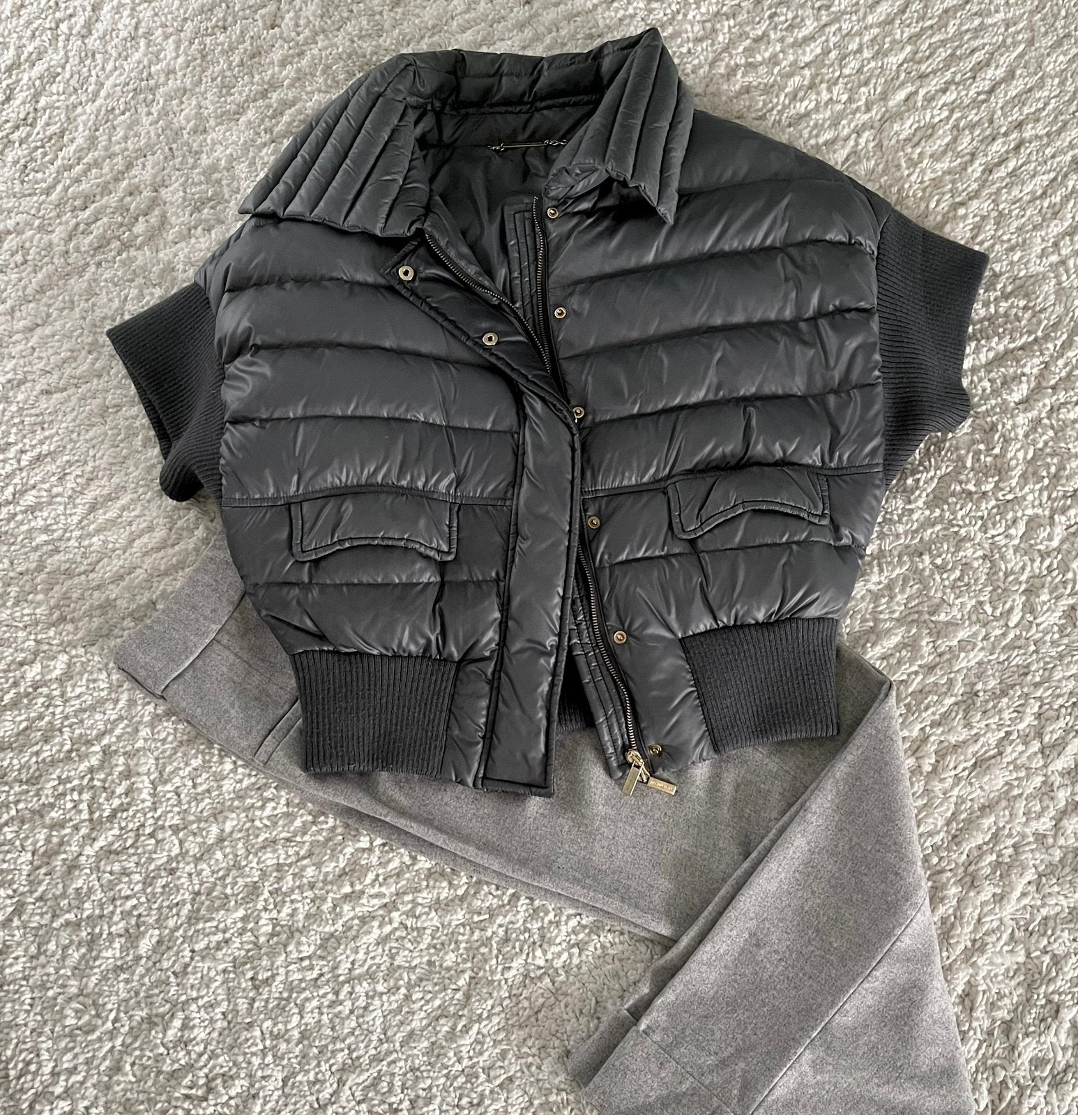 Bodywarmer Atos Lombardini, Kleding | Dames, Ophalen of Verzenden, Zo goed als nieuw, Maat 38/40 (M), Grijs