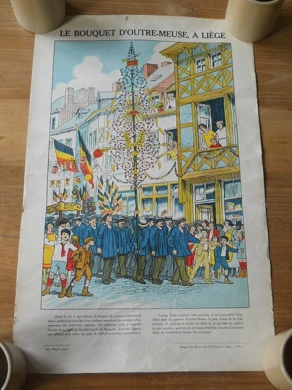 Le bouquet d' Outre-Meuse à Liège, Antiquités & Art, Enlèvement ou Envoi