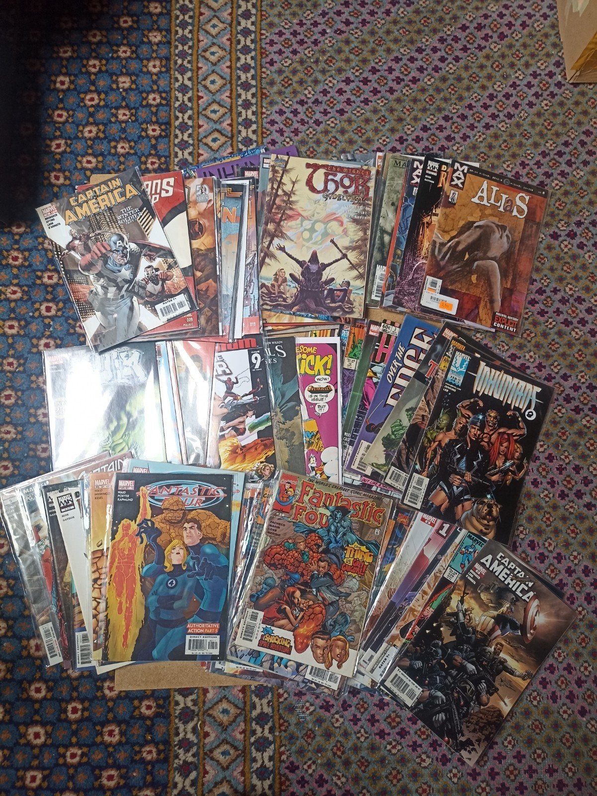 Lot de 80 comics us en anglais Marvel, Comics, Enlèvement, Utilisé, Amérique