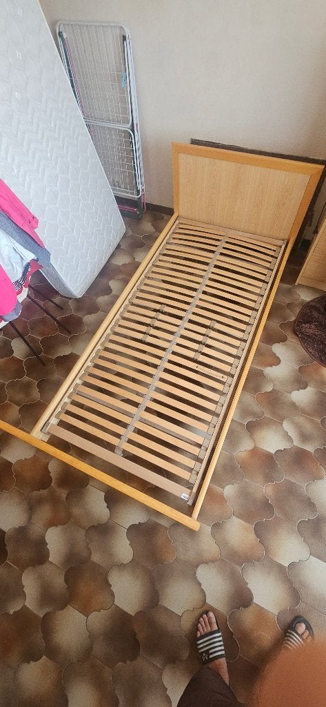 lit 1 personne et matelas, 90 cm, Matelas, Enlèvement, 200 cm