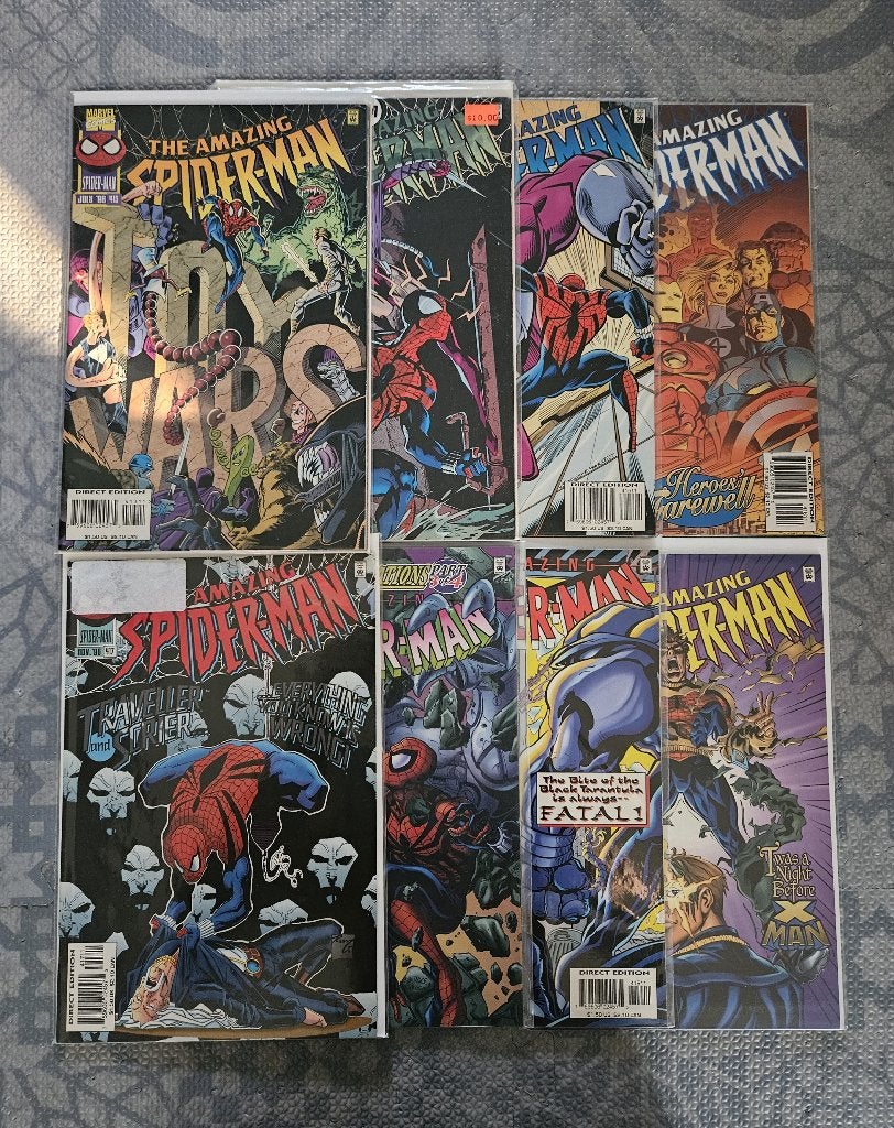 the Amazing Spider-Man (vol.1) #413-420 (1996), Enlèvement ou Envoi, Série complète ou Série, Utilisé, Amérique