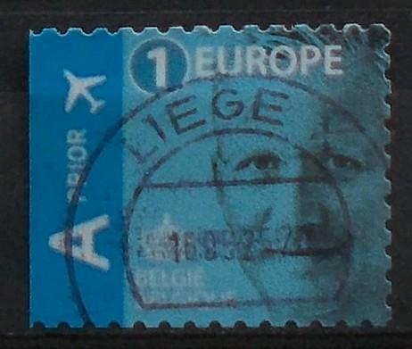 België 2016 Koning Filip Europe (links ongetand), Verzenden, Koninklijk huis, Gestempeld, Gestempeld