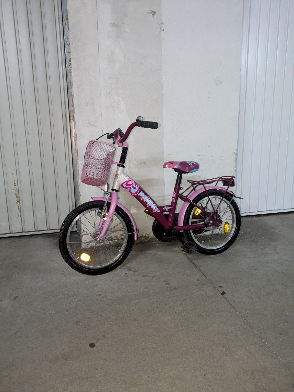 Papillon kinderfiets, Ophalen, Gebruikt