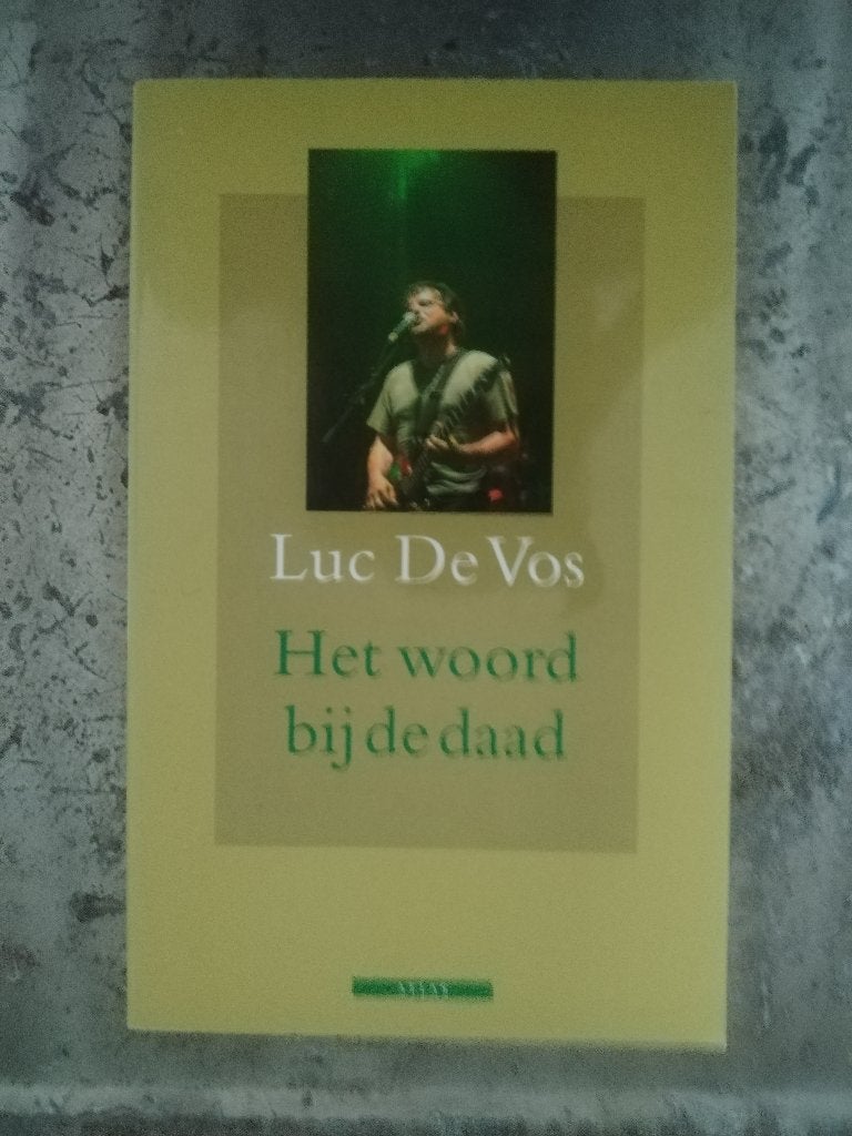 Drie boeken over en van Luc De Vos, Livres, Musique, Artiste, Envoi