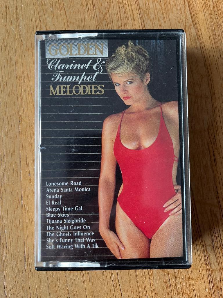 cassette Golden Clarinet & trumpet melodies, Cd's en Dvd's, Cassettebandjes, Ophalen of Verzenden, Zo goed als nieuw, Klassiek
